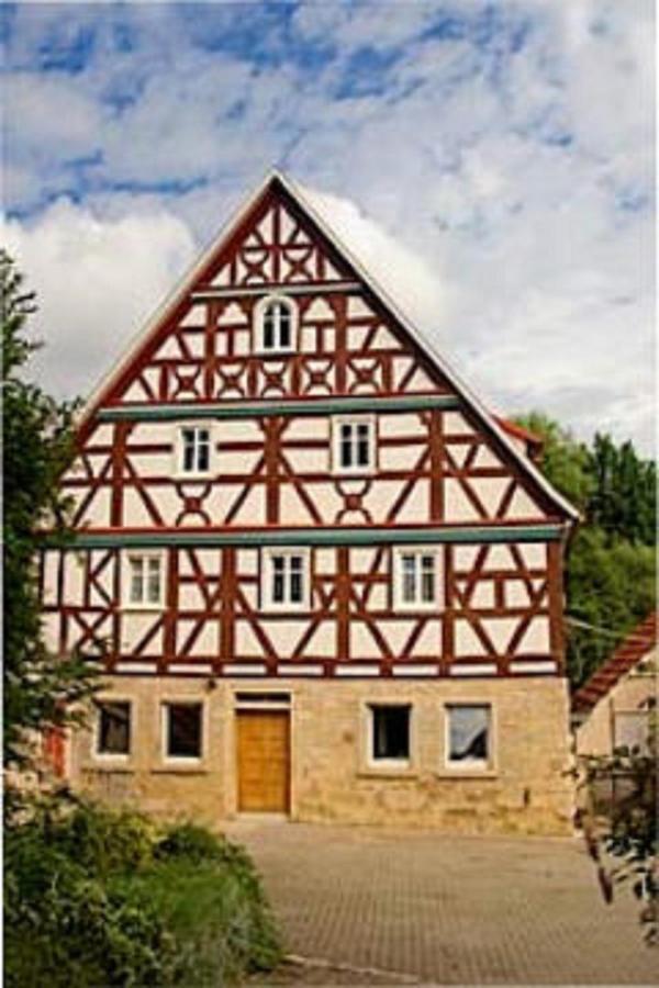 Hotel Gasthaus Holdermühle Creglingen Exterior foto