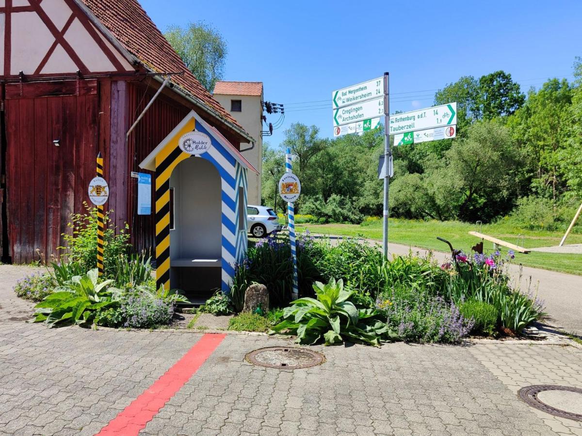 Gasthaus Holdermühle Creglingen Exterior foto