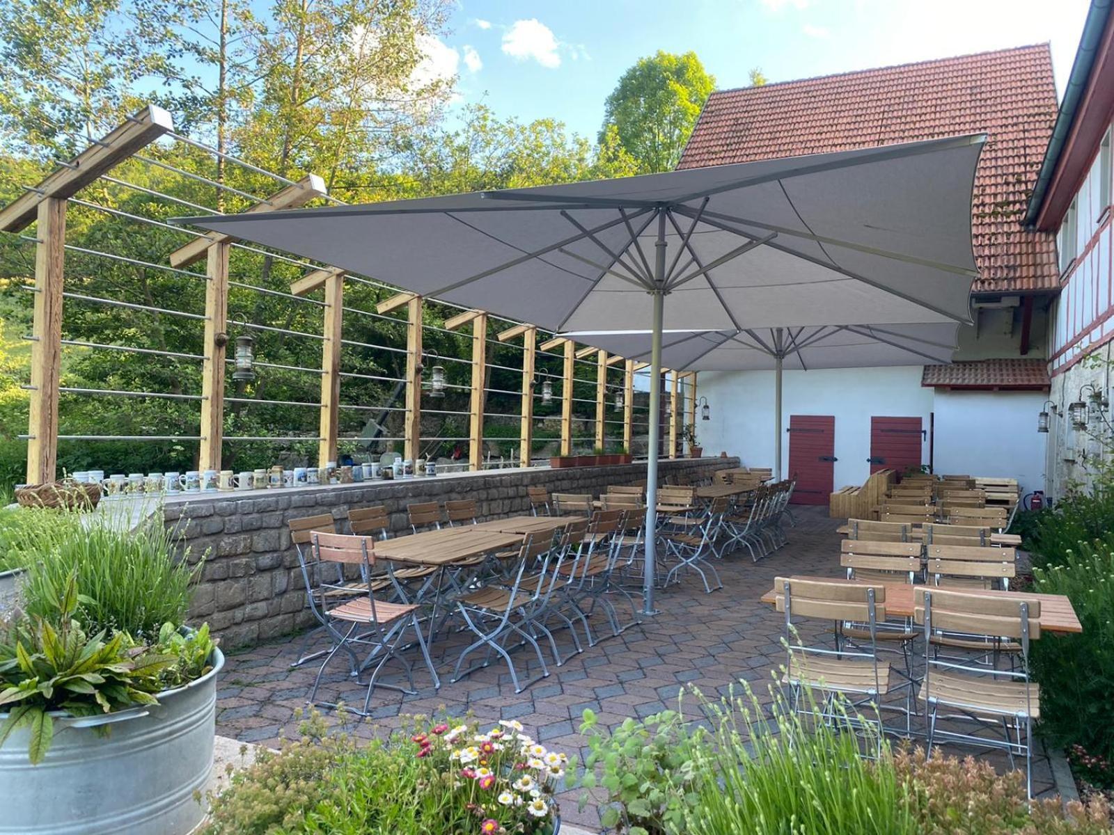 Hotel Gasthaus Holdermühle Creglingen Exterior foto